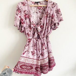 Kendall & Kyle Floral Romper
